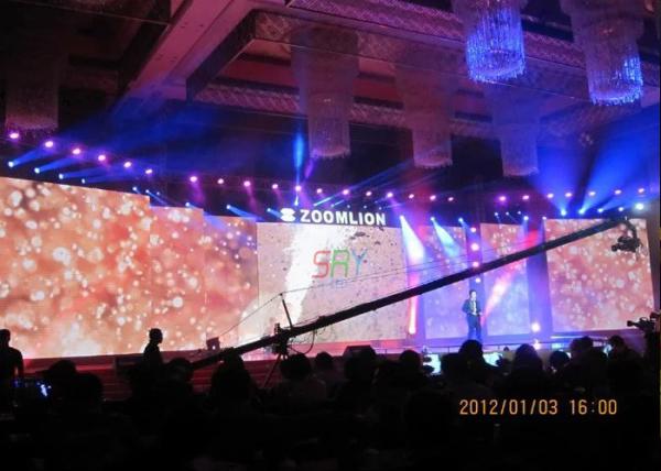 HD Led Video Billboard PH4MM Tube Rental LED Display RGB For Wedding