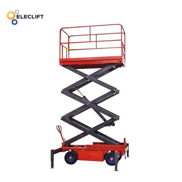 Customizable Battery Powered Mobile Scissor Lift With Overload Protection And Emergency Stop Feature