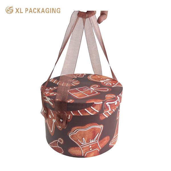 Ручка цилиндр подарочная коробка конфеты большой подарок свеча мультфильм игрушка цветок упаковка ремесла бумажная трубка с логотипом