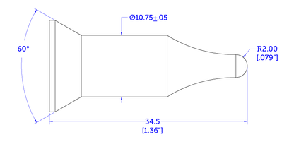 Positioning / Welding Ceramic Pins for Automobile Industry M6 M8 M10 Weld Pins