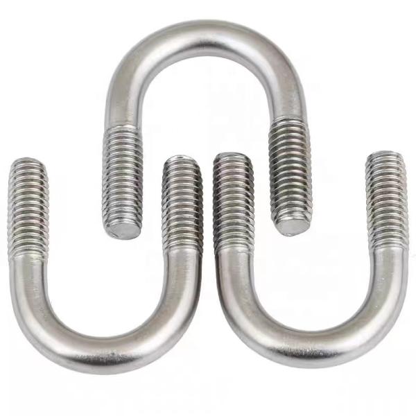 U-shaped Bolt 304 Stainless Steel U-shaped Screw Nut Set U-shaped Pipe Clamp Fixing Clip