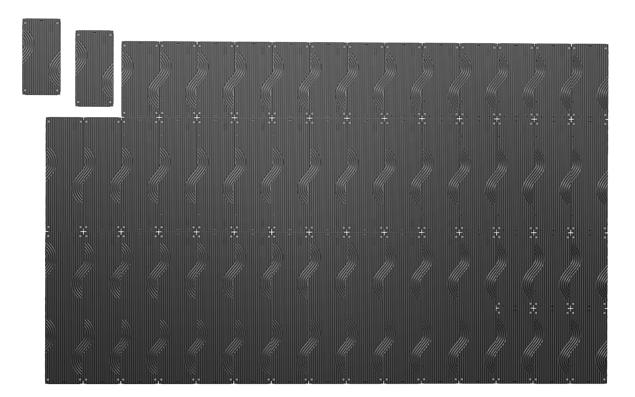 1000×500mm Paper Thin LED Screen Lightweight Front Access LED Screen