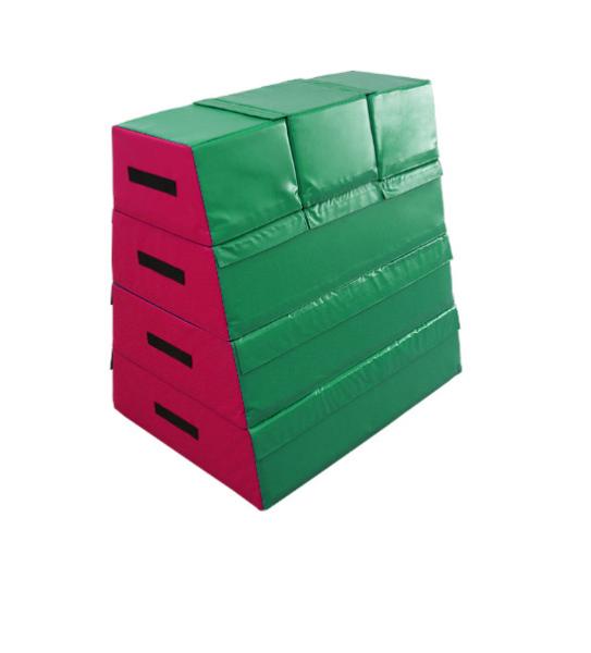 Gymnastics Shape  Mat  Soft Children   Height Adjustment Stackable Jumping Plyo Box