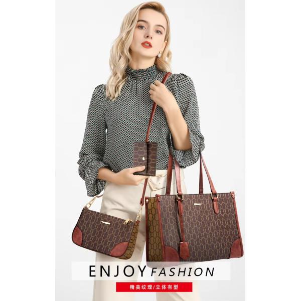 Custom Shape Accepted GHJ-03 Luxury Handbags For Women With Crossbody And Tote Bag Sets