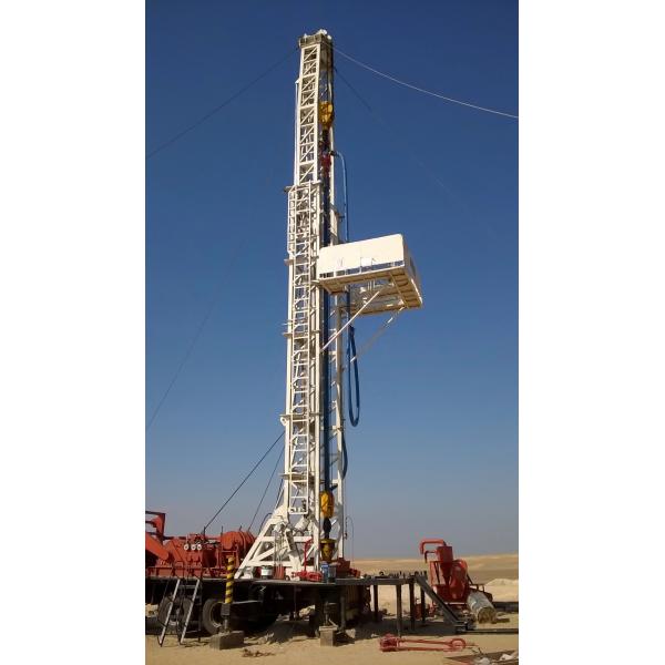 BZT1500 Trailer Mounted Water Well Drilling Machinery Rig Rotary Down 1500m Hole Depth