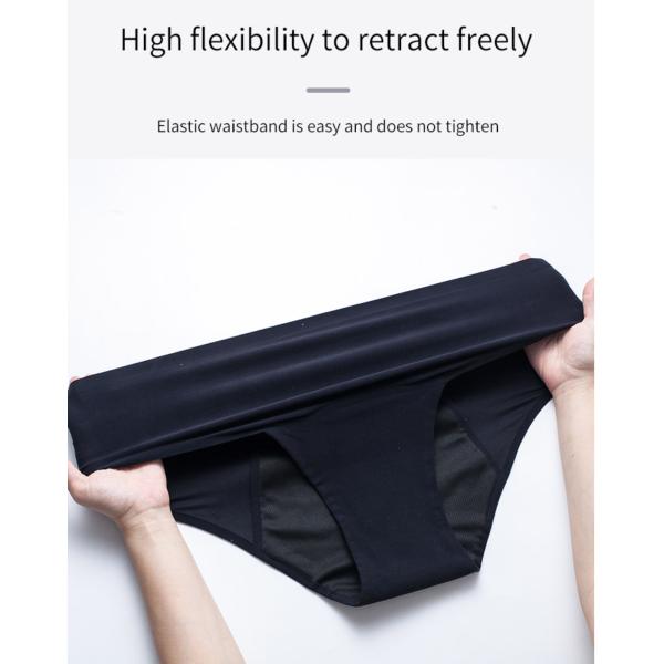 Proof Overnight Period Panties Underwear Plus Size High Waist Seamless Menstrual Panties