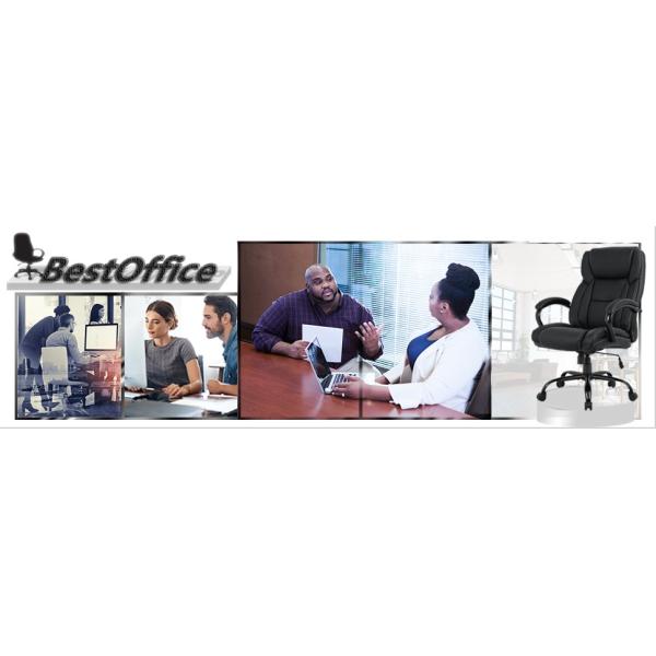 High-Back Ergonomic PU Desk Task Executive Chair Big and Tall Office Chair