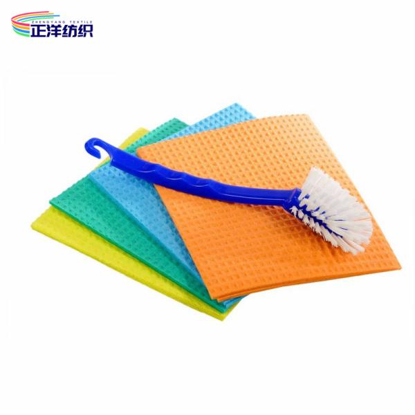 Absorbent Cellulose Disposable Cleaning Cloth 17X19CM Kitchen Dish Cleaning Sponge Cloth
