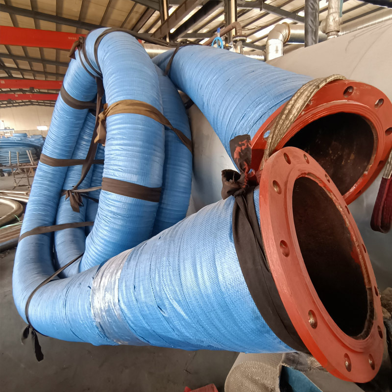 Mining Slurry Hose with High Abrasion Resistant Inner Rubber and Flexible Flange Connection for Long Service Life