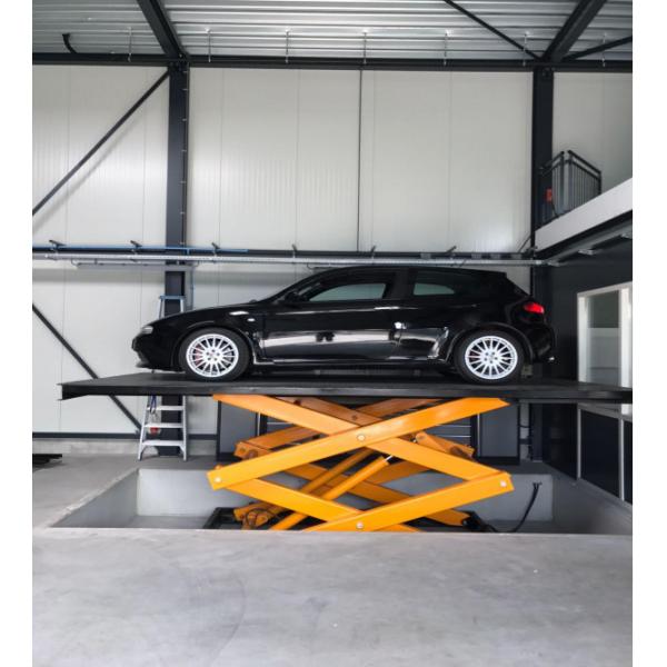 Двухэтажная гидравлическая ножница для автомобилей Автоподъемник для подвальной парковки автомобилей