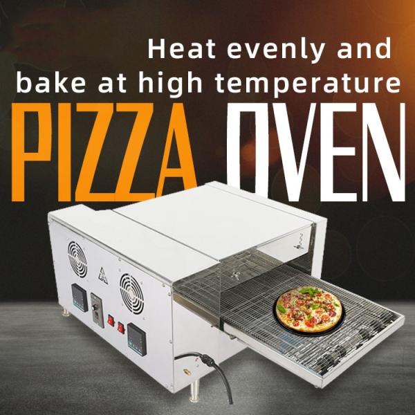 Alemanha Deutstandard Cinturão transportador automático Forno de pizza Display digital comercial Forno elétrico Pizza para pizzaria