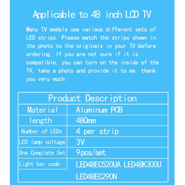 LED48EC520UA LED48K300U 48K220PW