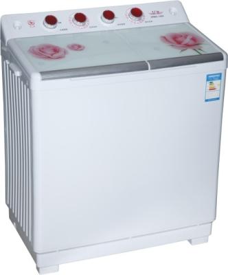 Quiet  Plastic 10kg Twin Tub Washing Machine With Optional Shapes Knobs Colorful Decoration Inlays