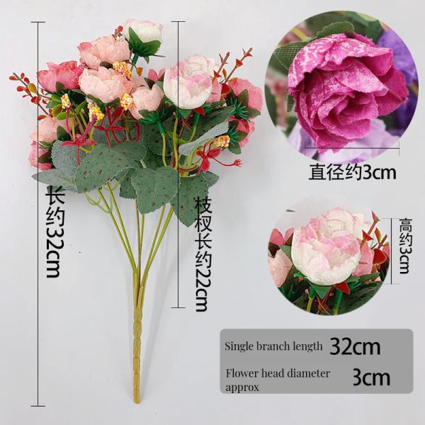 Eco-friendly Artificial Flower Centerpiece for Wedding and Home Christmas Decoration