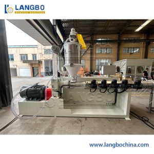 PE Pipe Extrusion Line for Small Pipes with Low Scrap Rate Precision and Single Screw Design