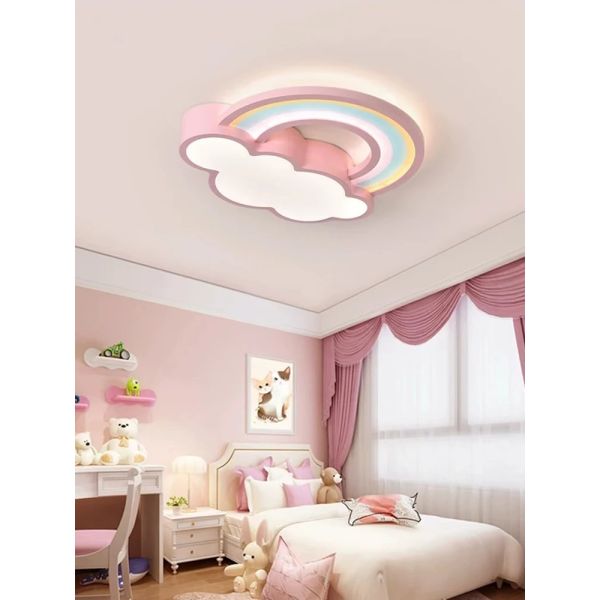Princess Room Light Fixtures Bedroom And Warm Simple Cartoon rainbow ceiling light(WH-MA-300)