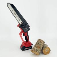 OEM portátil 8 polegadas elétrico sem fio mini bateria motosserra com motor sem escova