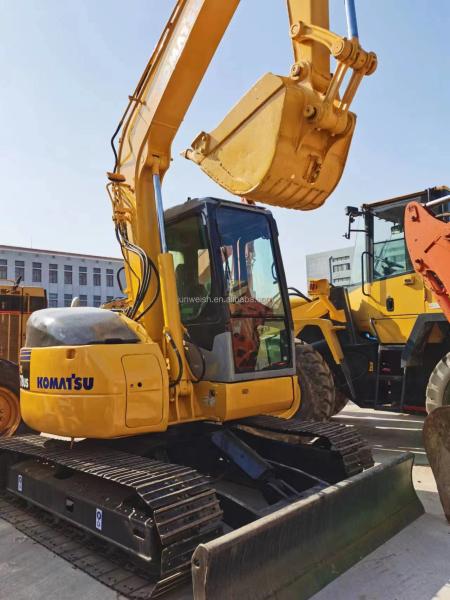 8 Ton Mini Digger Komatsu PC78US-6 Hydraulic Excavator with Low Working Hours 128.6KW