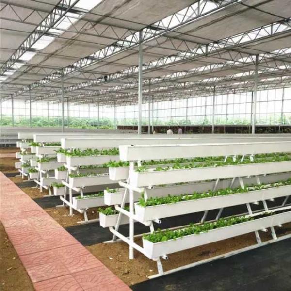 Soilless Cultivation Professional PVC Gutter for Multi-Span Agricultural Greenhouses