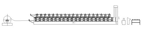 крен двойного слоя плакирования 5.5kw 3.0mm стальной формируя машину