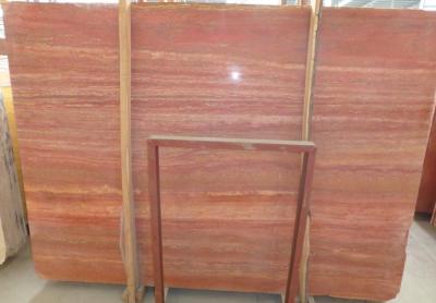 Cheap Red Travertine Marble Slab Tile