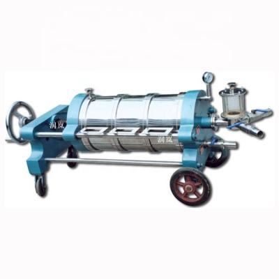 SUS304/3416L Filtro de diatomita para filtragem industrial de impurezas e materiais superiores