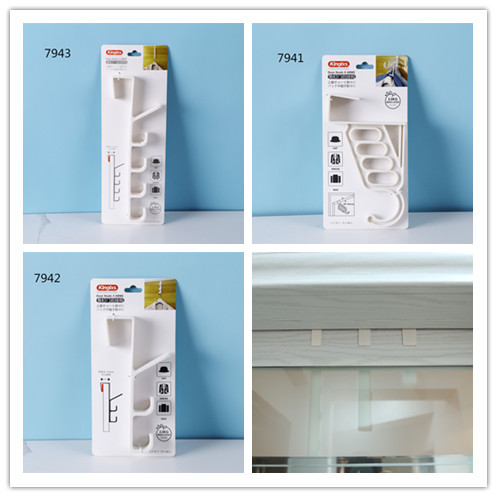 Clothes Living Room Furniture Hanging Plastic Coat Hooks Wall Mounted