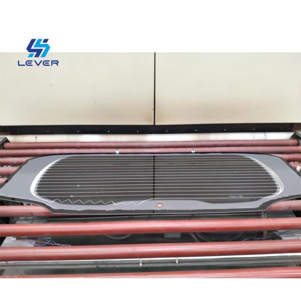 Automotive Backlites Glass Tempering Furnace double curvature glass with gravity & pressing moulds