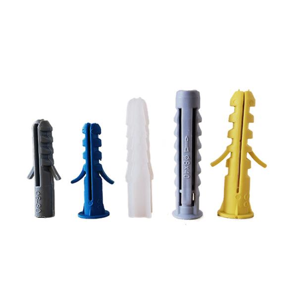 High Bearing Capacity Plastic Expansion Anchor Plastic Wall Inserts For Screws