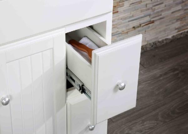 Anti Microbial Solid Surface Vanity Tops Easy Cleaning High End Bathroom Decor