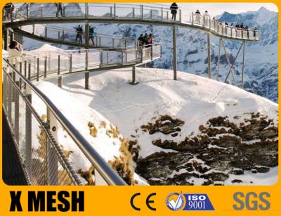 Suspension Railing Safety Mesh Metal Rope Netting 7X19  Corrosion Protection
