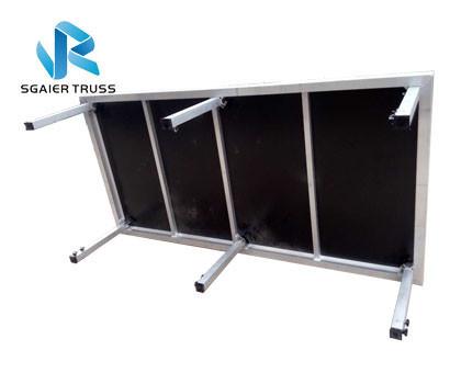 Heavy Loading Outdoor Band Stage , Non Slip 2m X 1m Portable Stage Risers