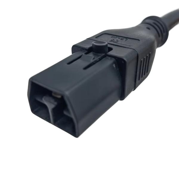 Heavy Duty 3-Core SAF-D-GIRD to C20 Power Extension Cord Male to Female for AC Equipment Connection