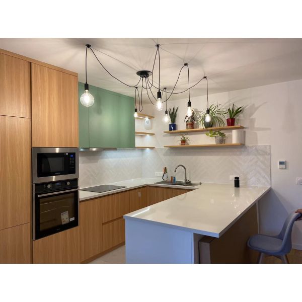 HDF Board Lacquer Kitchen Cabinet Particleboard Classicism Kitchen Cabinets Cupboard