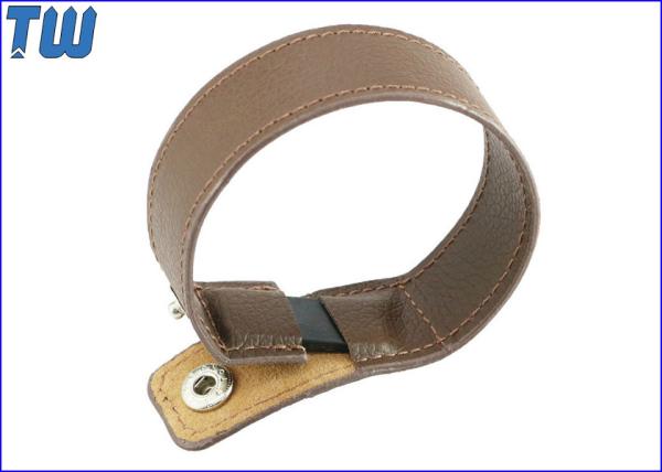 Pure Leather Bracelet Wristband 1GB Thumbdrive Disk Device Customized