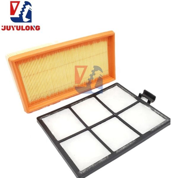 JUYULONG Air Conditioning Filter Element External Filtration for Kato HD512 HD1023 HD820 Excavator Construction Machinery Parts