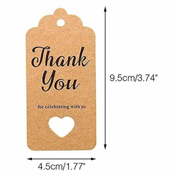 Etiquetas personalizadas da roupa do papel de embalagem, Etiquetas da etiqueta da roupa de Brown