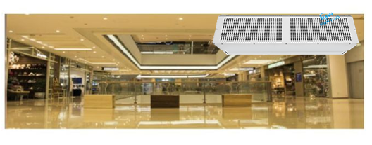 White 1200w 4650 CFM Commercial Industrial Air Curtain Door