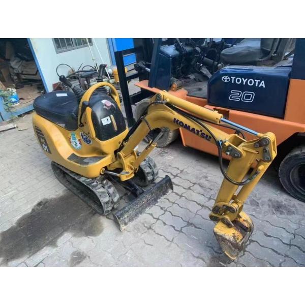 PC01 Original Color Used Komatsu Mini Excavator For Working Indoors