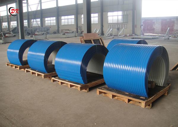 Color Precoated Steel Conveyor Belt Covers Material Transportation