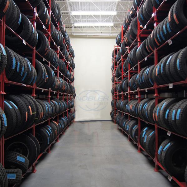 Oem Commercial Foldable Heavy Duty Truck Tire Rack For Tyre Storage