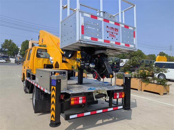 Plate-forme élévatrice aérienne pour la récolte de fruits JMC à double rangée de 22 m