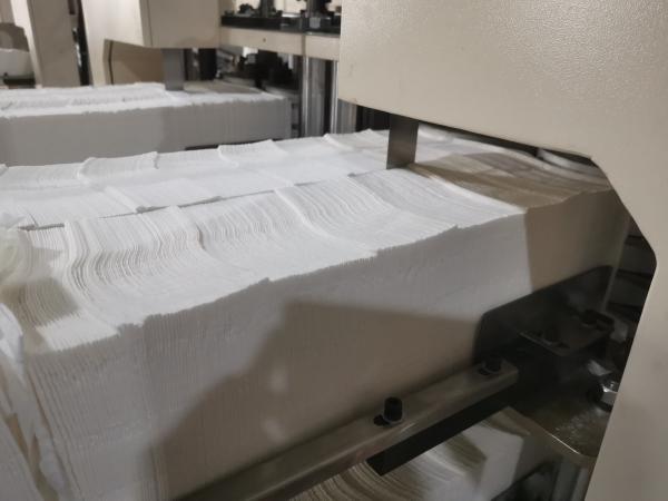 Square Embossing Paper Manufacturing Machine, Roll Slitting Machine 2 Decks