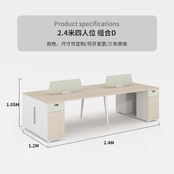 Gridlock Employee Workstation Office Set in Modern Design for Hospital Efficiency