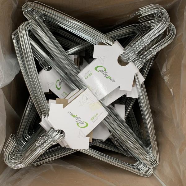 Wear Resistant Galvanized Wire Hangers Diameter 1.9mm 16 Inch Size 20.5cm Height