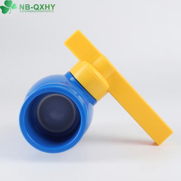 Flexible Ball Valve for Water Supply Chinese Direct Supply Blue PVC Ball Valves Package
