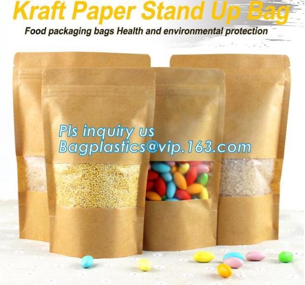 Food grade christmas bread bag,hot sale paper bag,Reasonable price in china plastic lined custom printed kraft paper bre