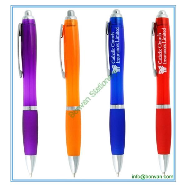 gift pen, plastic hook pen, promotional hook ball pen with logo printing