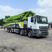 2019 Mercedes Benz Chassis Zoomlion Transmissão manual 63m Diesel Concrete Pump Truck Em Vibrante