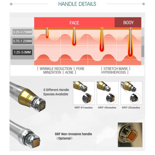 2018 Newest fractional rf/fractional rf microneedling/fractional rf micro needle machine